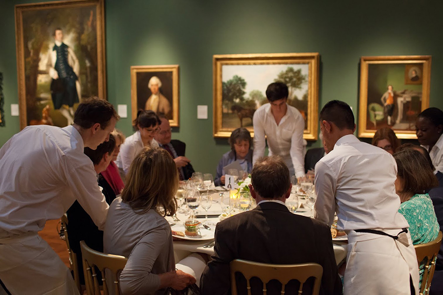 Silver service at The Holburne Museum