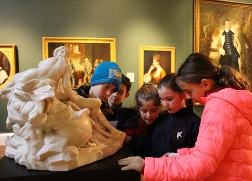 Children looking around The Holburne Collection