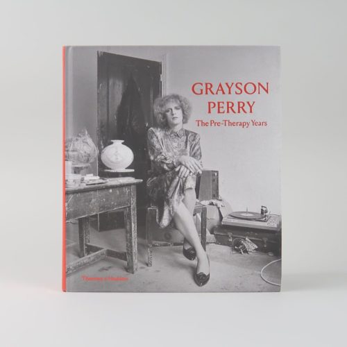 The black and white book cover of Grayson Perry, Pre-Therapy Years