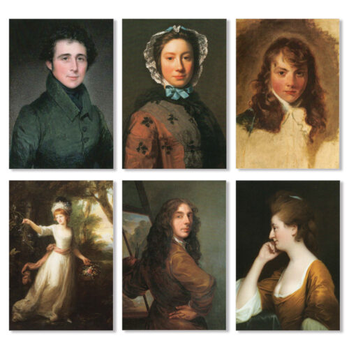 Pack of 6 portrait postcards