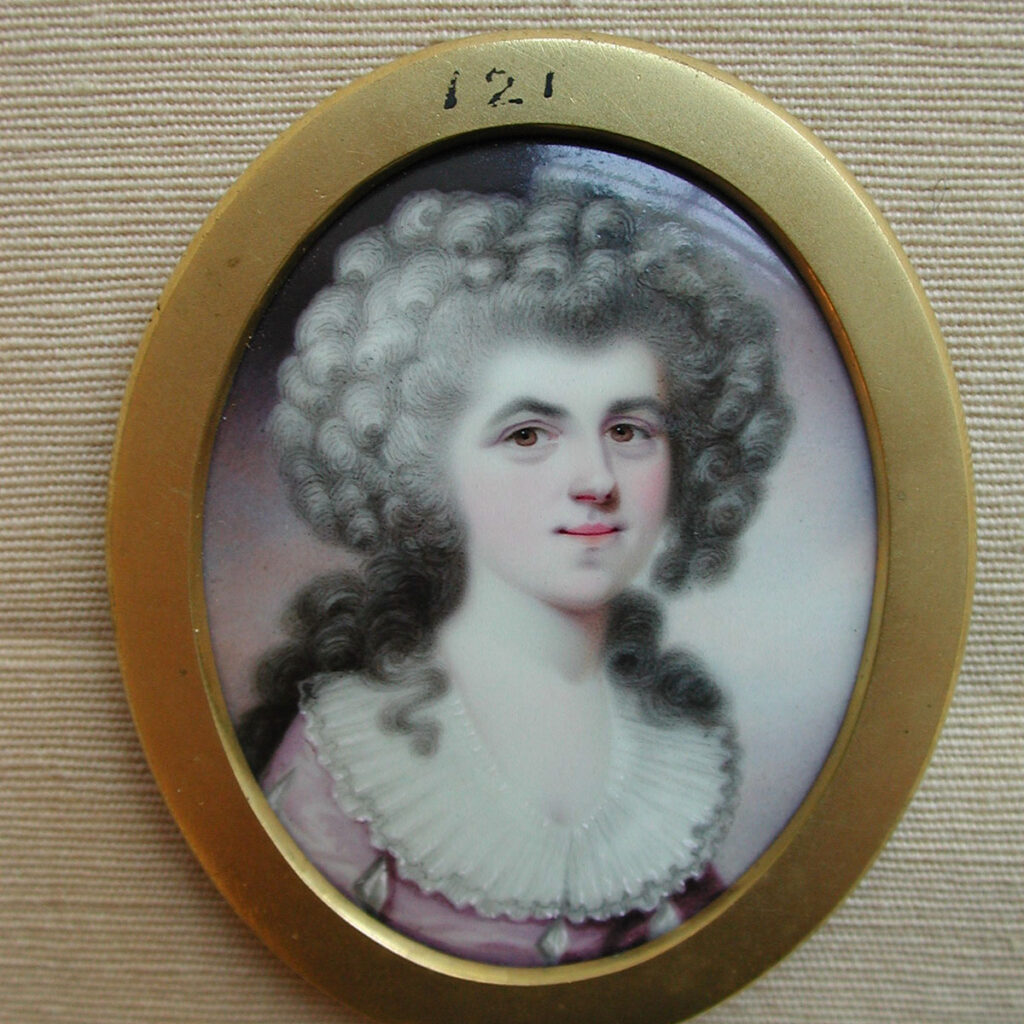 Miniature of Catherine Cussans by Henry Spicer