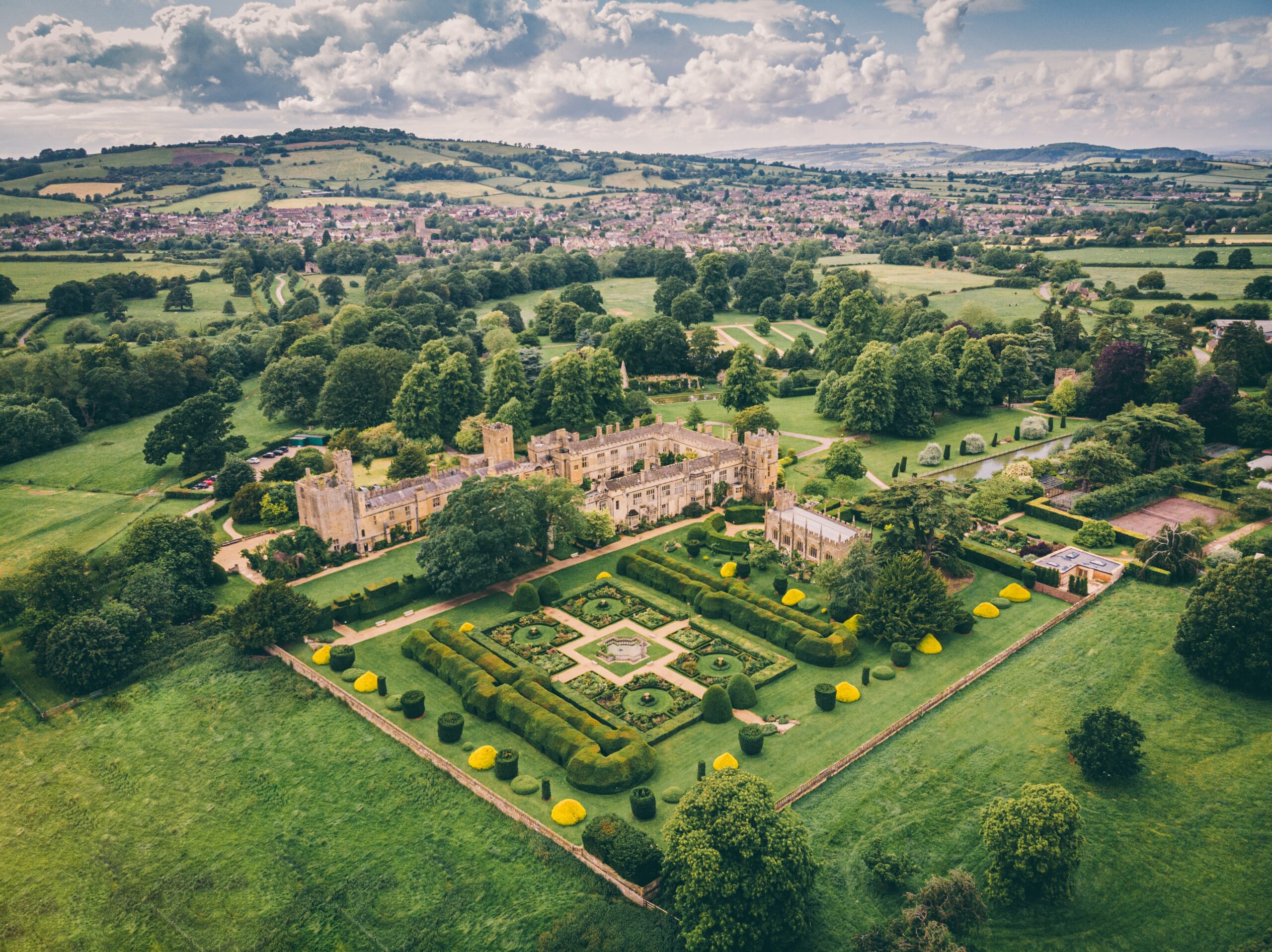 Aerial Photograph of Sudeley Castle