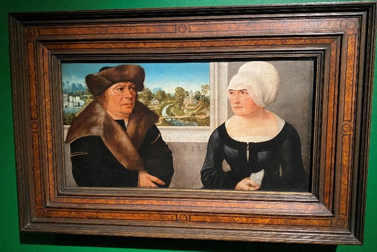 Painting of Lorenz Kraffter and his wife Honesta Merz Ulrich Apt