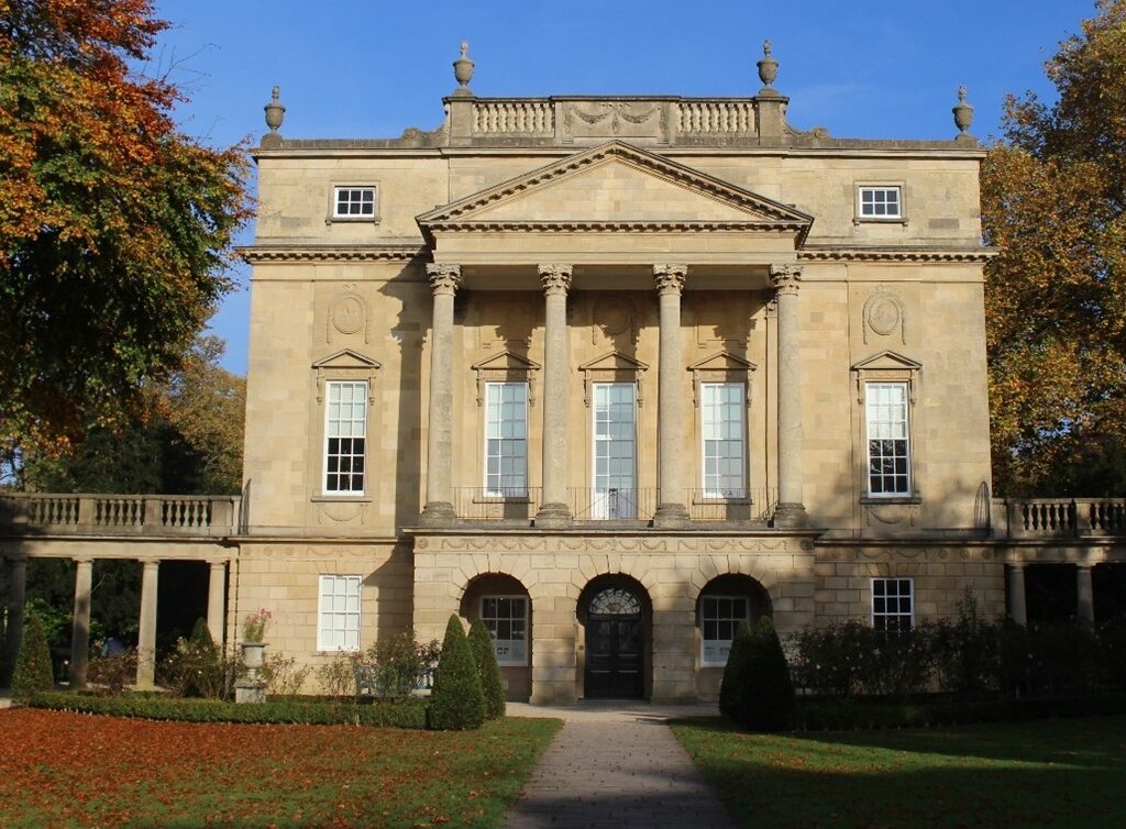 The front of the Holburne Museum in the sunshine